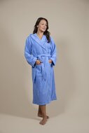 Women&#039;s Terry Cloth Bathrobe Blue