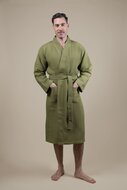 Men&#039;s Kimono Bathrobe Olive Green